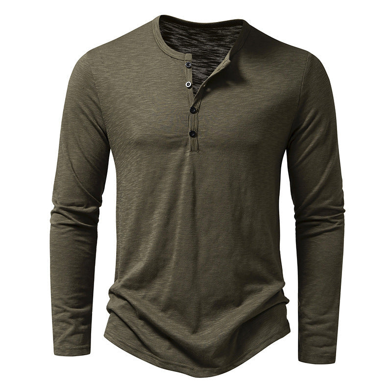 Herren Langarm-Hemd mit Knopfleiste Krohn-e