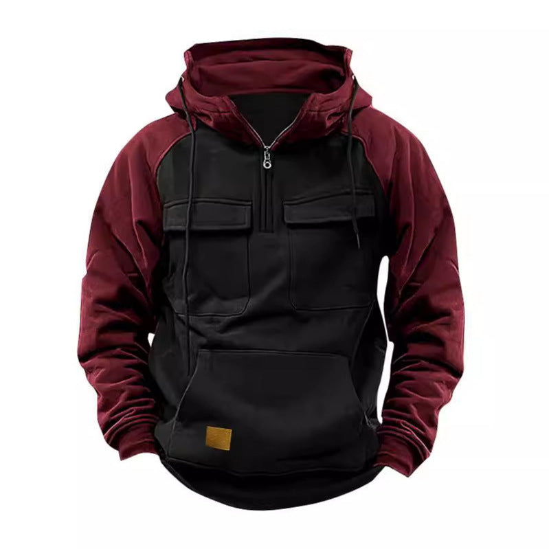 Herren Funktioneller Hoodie mit praktischen Taschen und innovativem Design Krohn-e