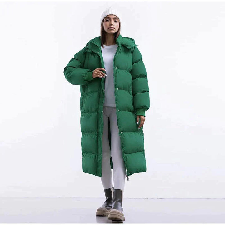 Krohn-e | Lange Wattierte Winterjacke