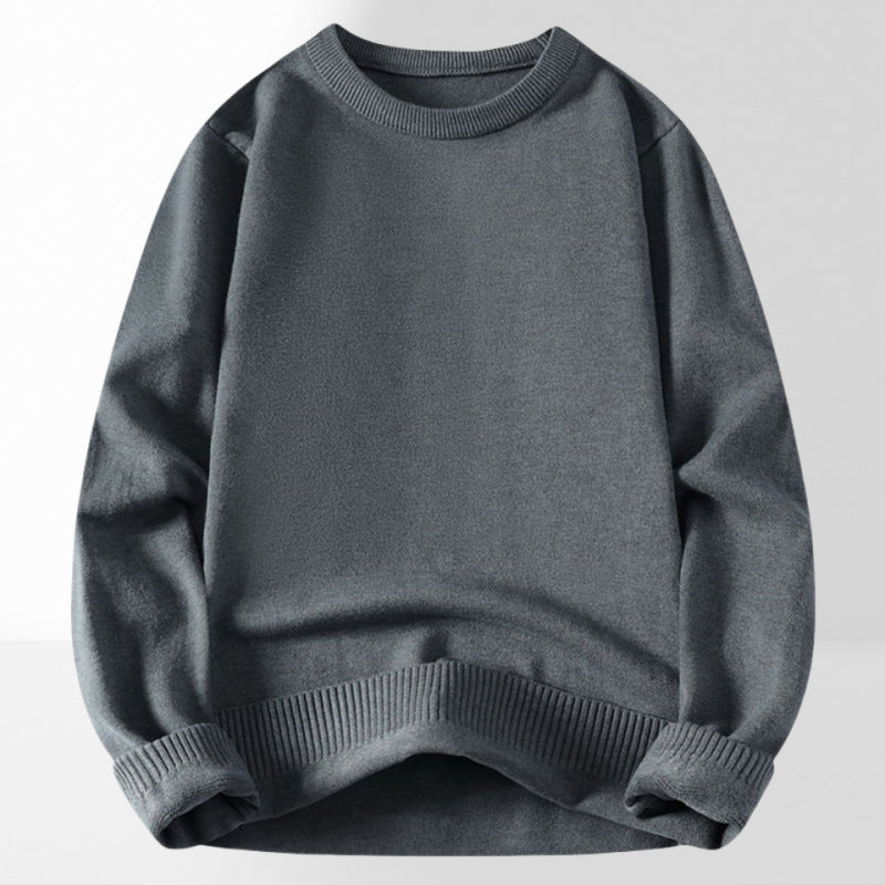 Damen bequemer und eleganter Rundhalsausschnitt Pullover Krohn-e