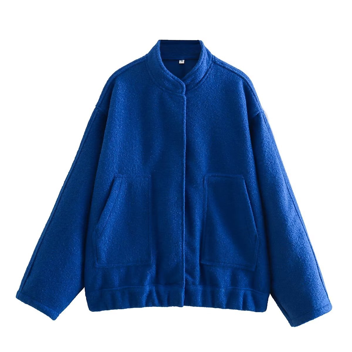 Damen Oversized Wolljacke im schlichten Design Krohn-e