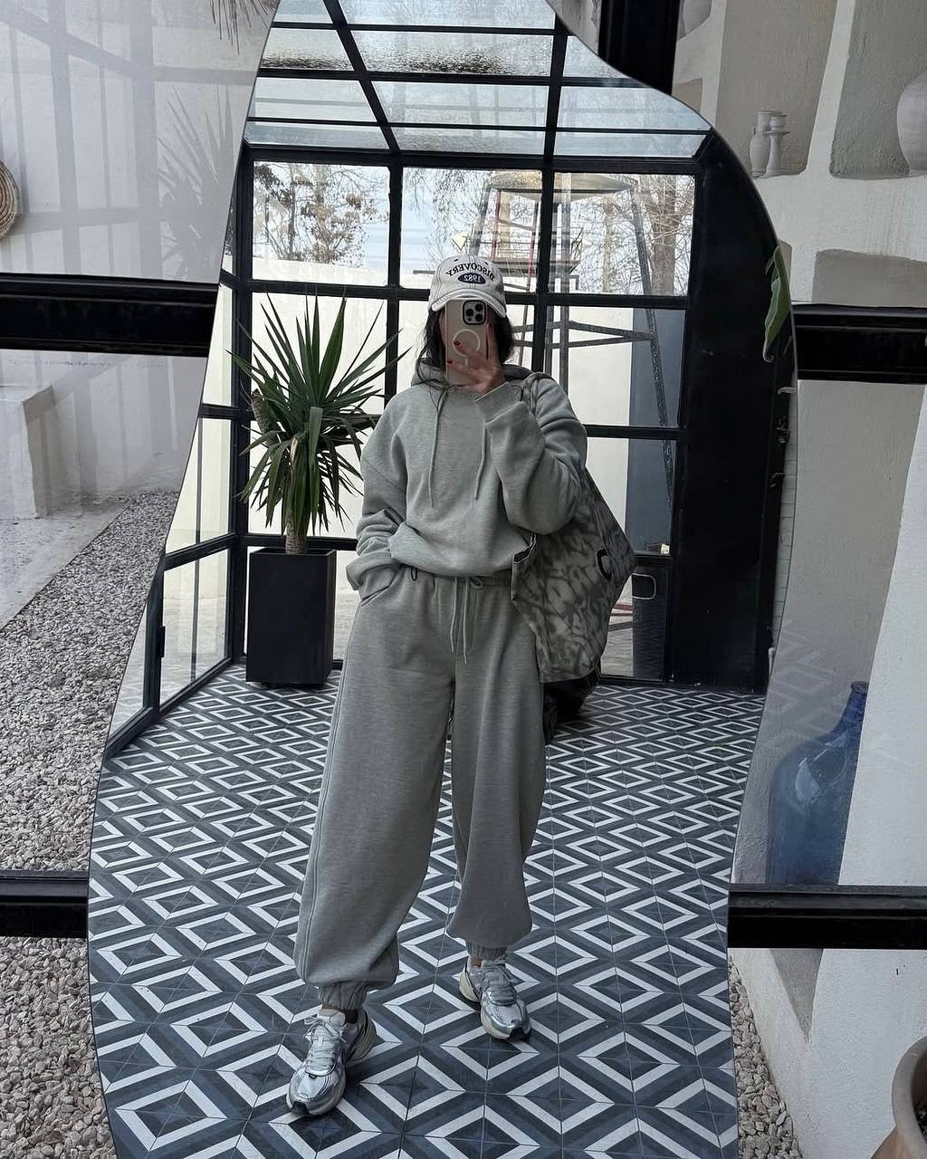 Damen entspannter Oversized Jogginganzug Krohn-e