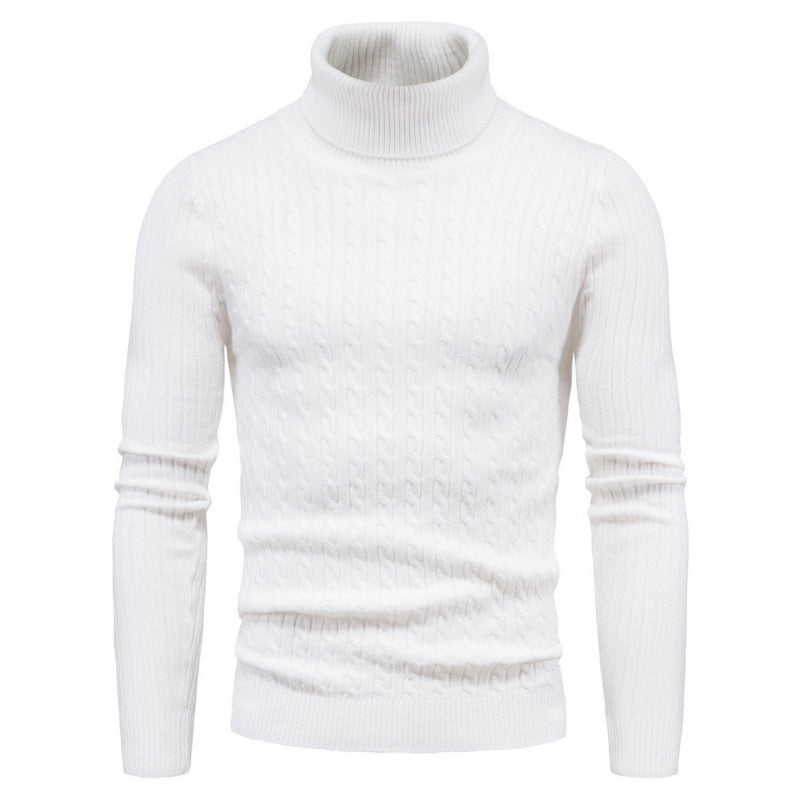 Herren Rollkragenpullover mit Zopfmuster Krohn-e