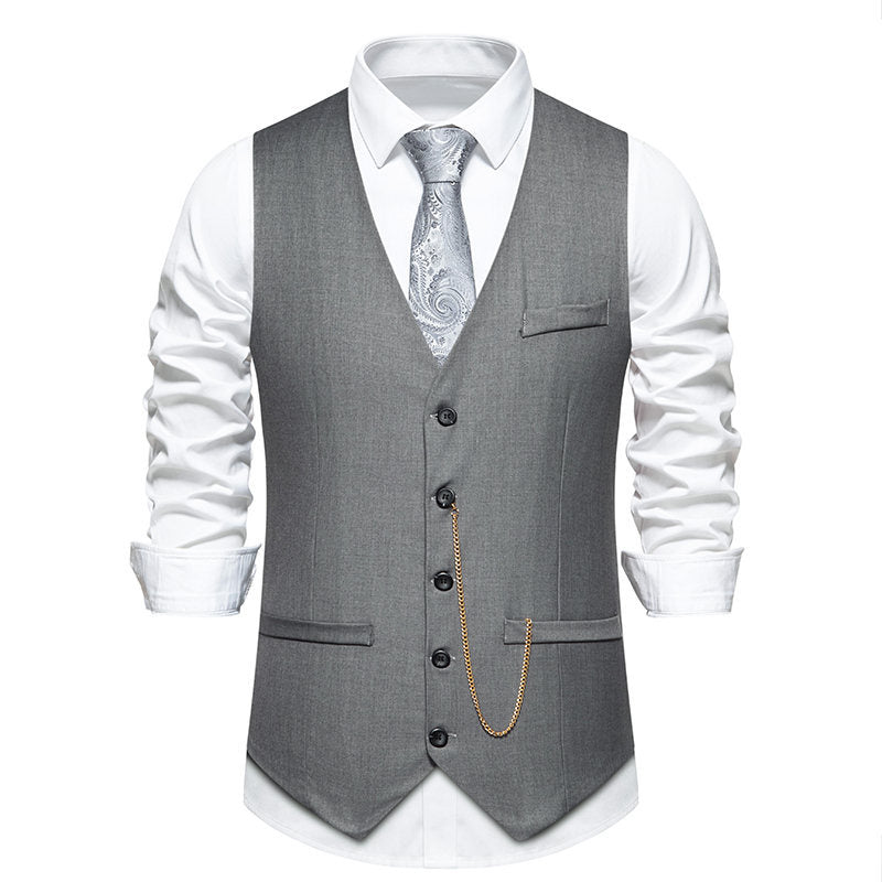 Herren elegante Anzugweste im klassischen Design mit modernen Akzenten Krohn-e