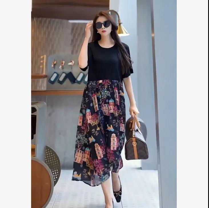 Elegantes, weit geschnittenes Damen-Schlankheitskleid von Fudus