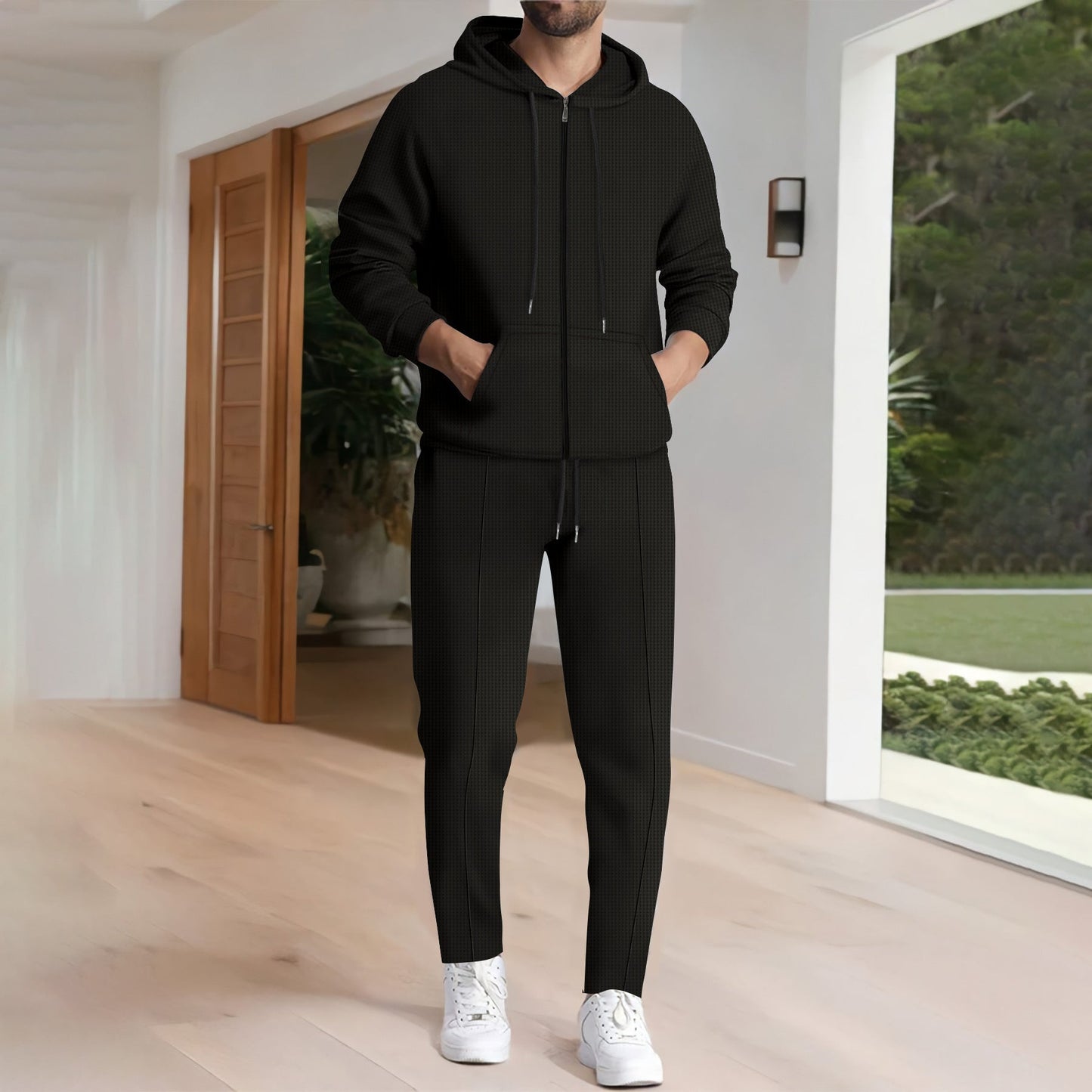 Herren Freizeit-Hoodie und Jogginghose Set mit modernem Design Krohn-e