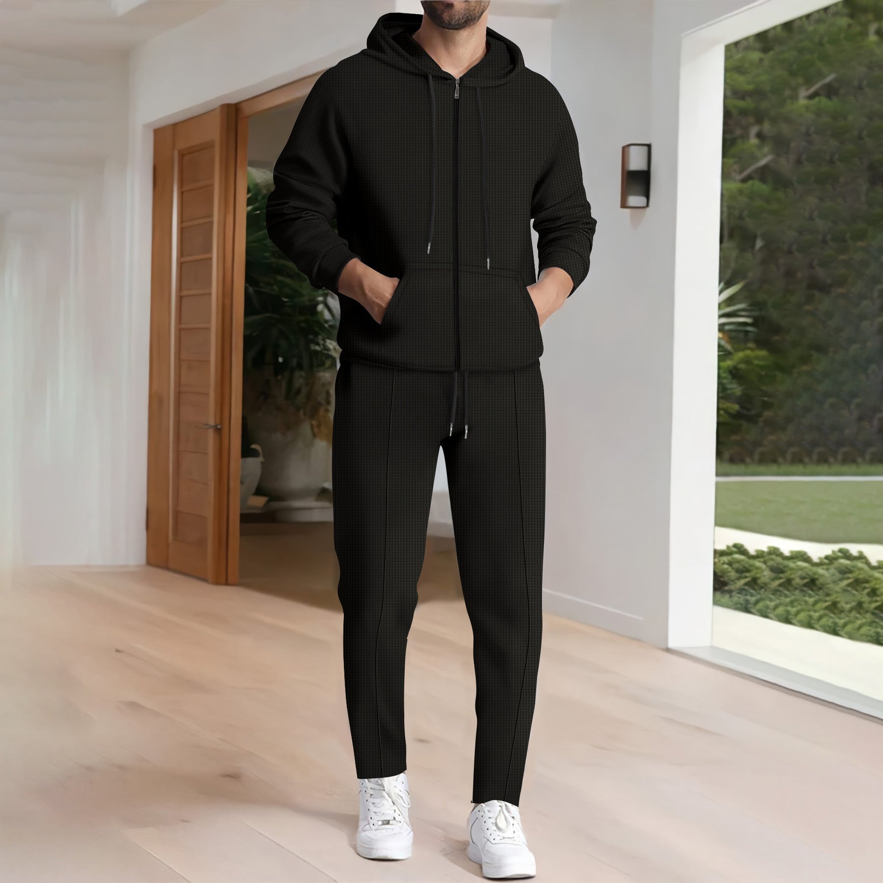 Herren Freizeit-Hoodie und Jogginghose Set mit modernem Design Krohn-e