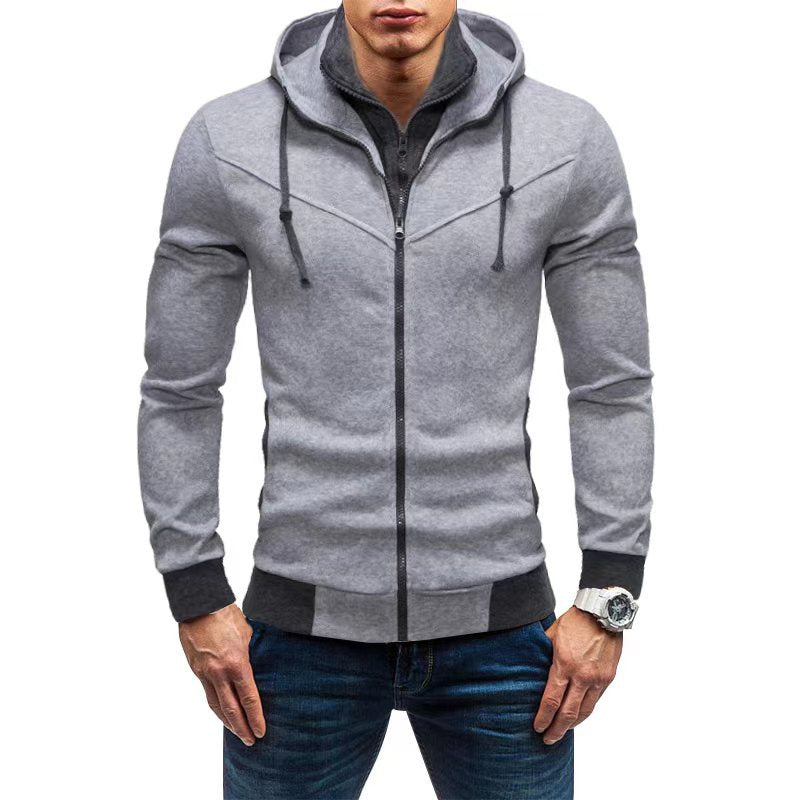 Herren Fleece-Kapuzenjacke mit stylischem Design und praktischen Taschen Krohn-e