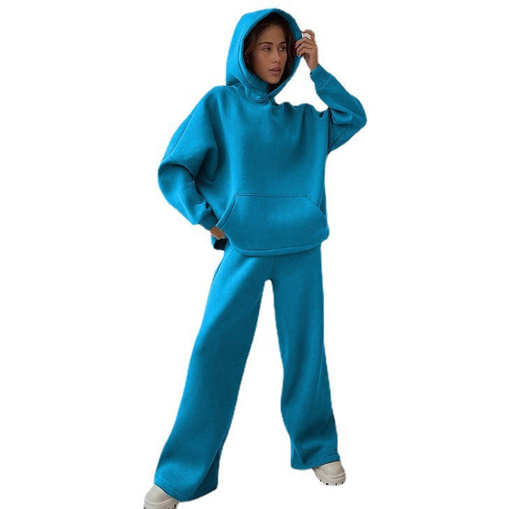 Damen lässiges und oversized Hoodie-Set mit weit geschnittenen Hosen Krohn-e