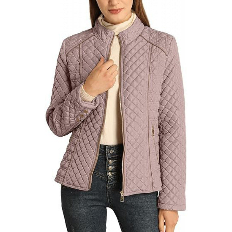 Damen gesteppte Freizeitjacke mit hohem Kragen Krohn-e