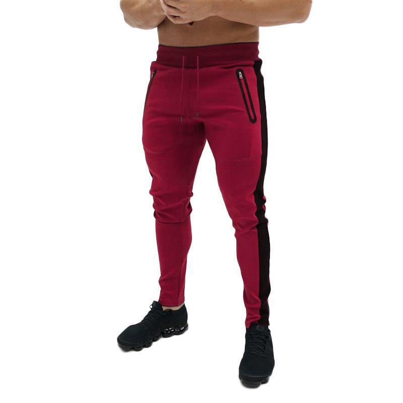 Herren Sportliche Jogginghose mit seitlichen Reißverschlusstaschen Krohn-e