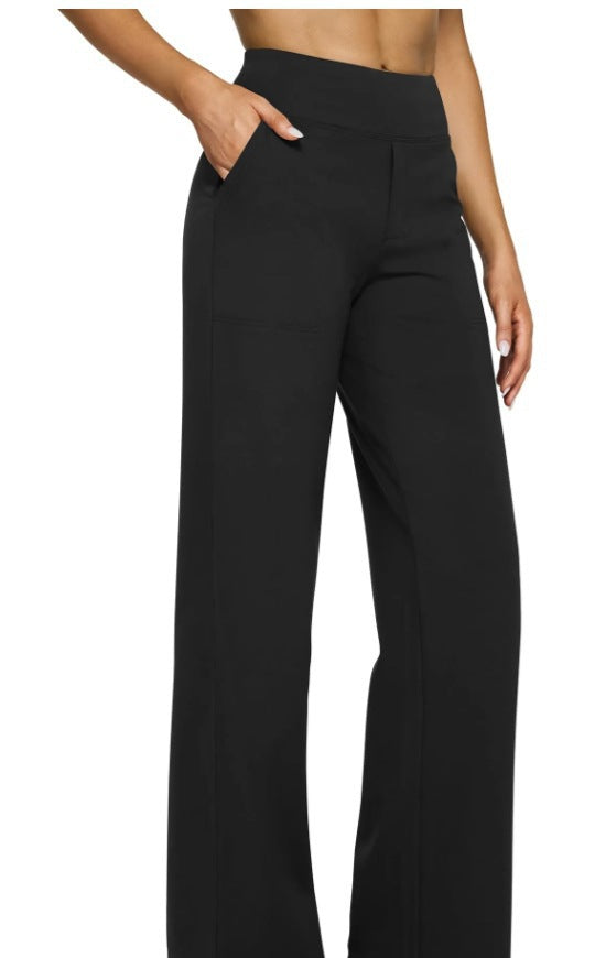 Damen Weitgeschnittene Lounge-Hose mit elastischem Bund Krohn-e