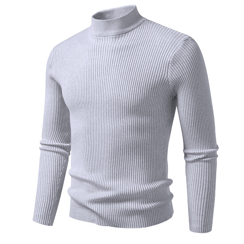 Herren Hochwertiger Rollkragenpullover aus Rippenstrick Krohn-e