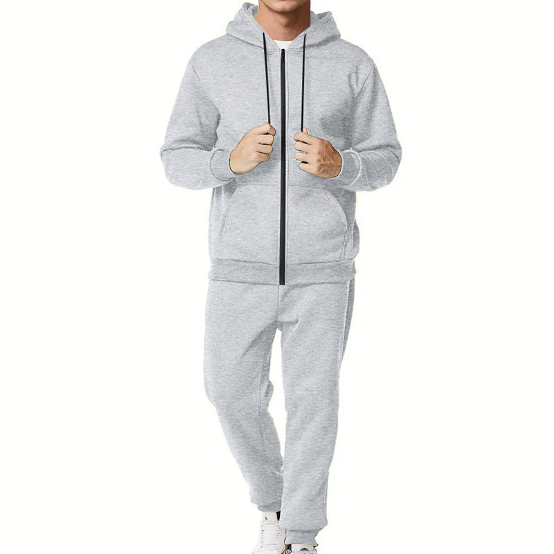 Herren Sportliches Komplett-Set mit Kapuzenjacke und Jogginghose Krohn-e