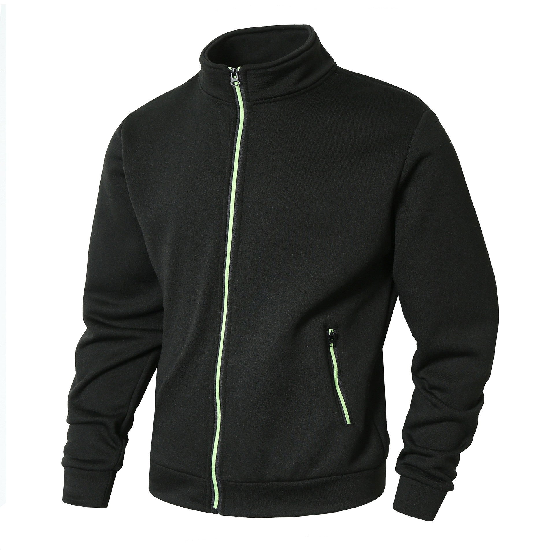 Herren Fleecejacke mit hohem Kragen und Reißverschluss Krohn-e