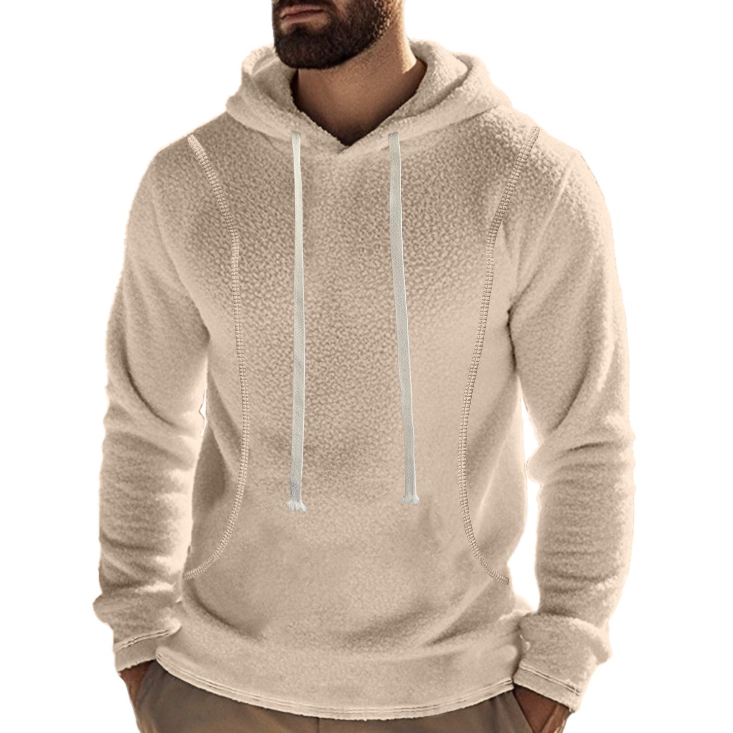 Herren Hochwertiger Fleece-Hoodie mit praktischer Kängurutasche und stylischem Design Krohn-e