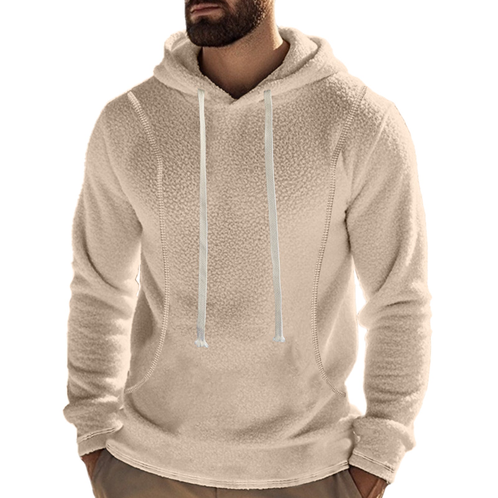 Herren Hochwertiger Fleece-Hoodie mit praktischer Kängurutasche und stylischem Design Krohn-e