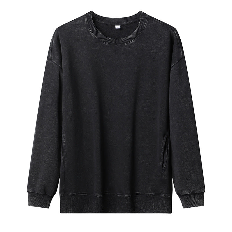Damen lässiger Sweatshirt mit seitlichen Taschen Krohn-e