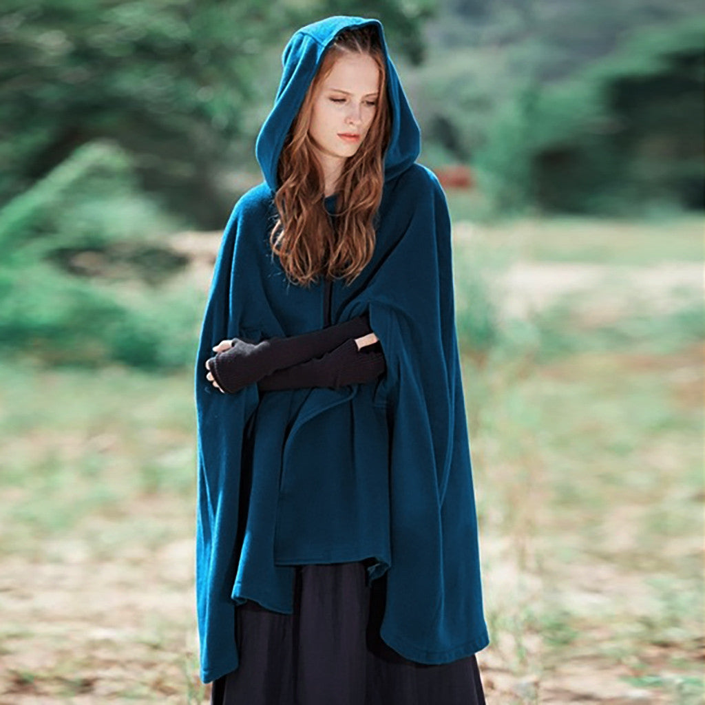 Damen Überwurf Poncho Krohn-e