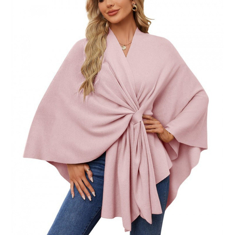 Damen modischer Wickelmantel mit trendigem Design Krohn-e