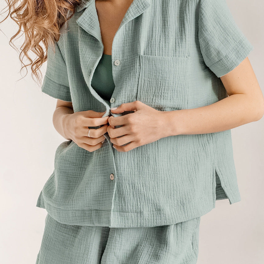 Damen Bequemes Schlafanzug-Set aus atmungsaktivem Material Krohn-e
