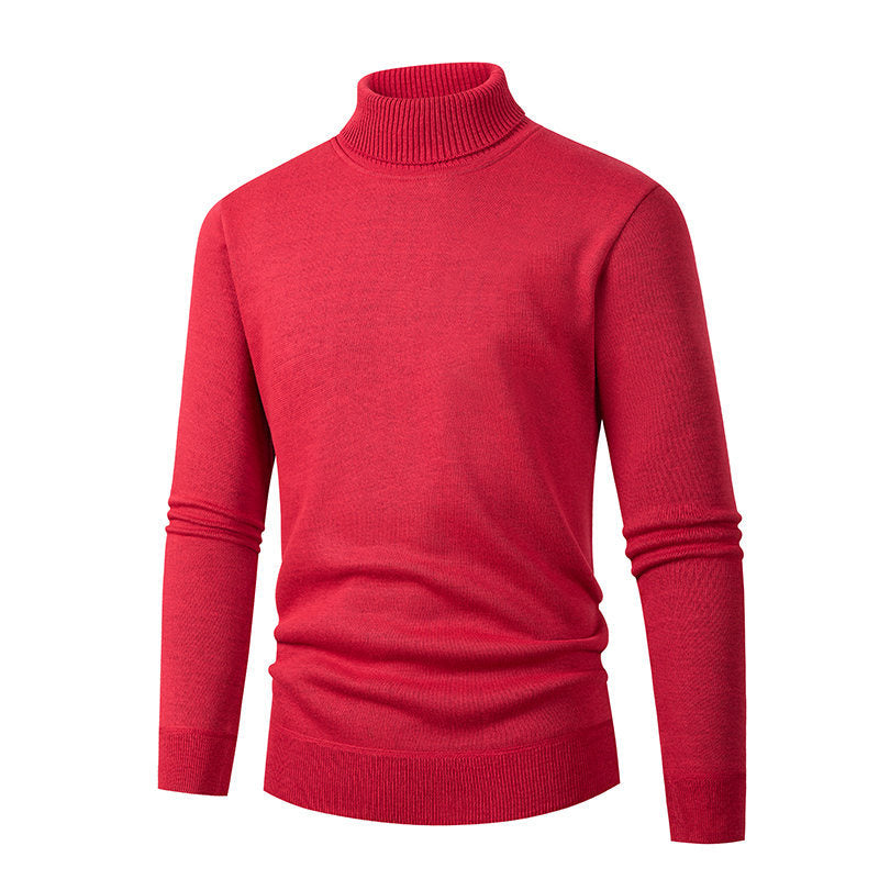 Herren eleganter Rollkragenpullover aus hochwertigem Material Krohn-e