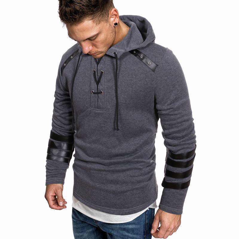Herren lässiger Hoodie mit akzenten Krohn-e