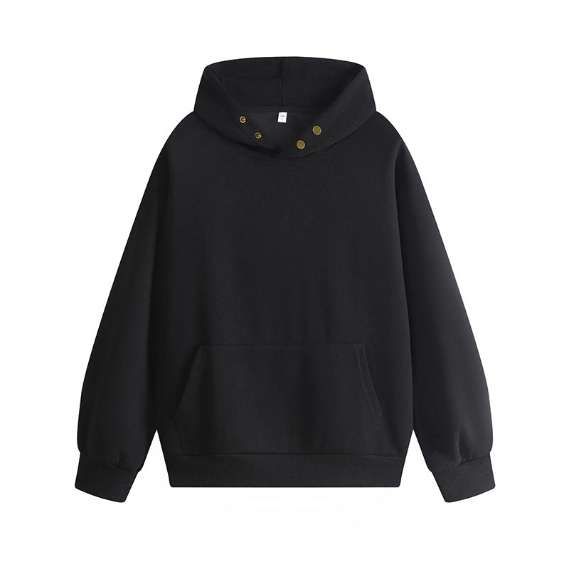 Damen Kapuzenpullover mit innovativem Schnitt und praktischen Druckknöpfen Krohn-e