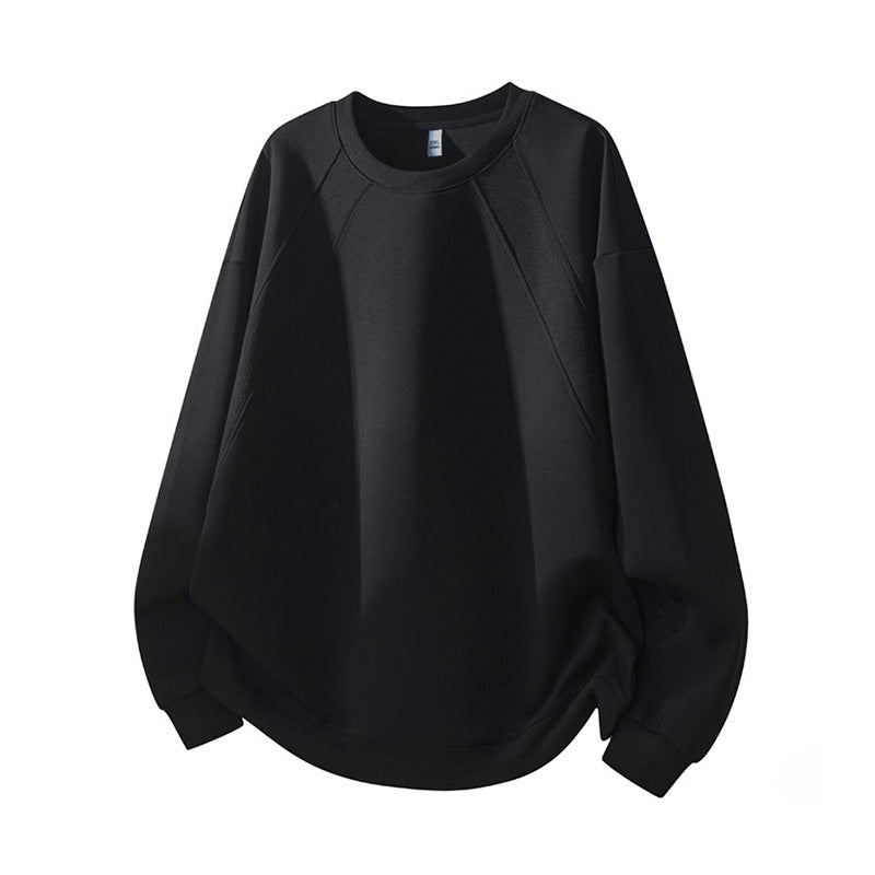 Damen Oversized Sweatshirt mit Raglanärmeln und elastischem Bund Krohn-e
