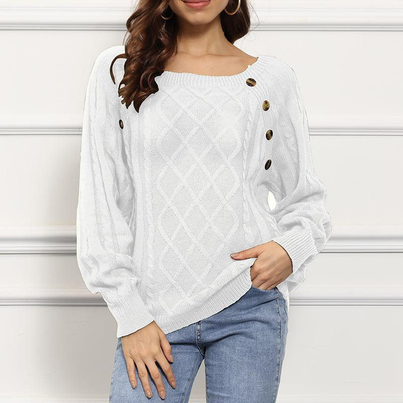 Krohn-e | Zopfmuster Pullover mit Strukturmuster
