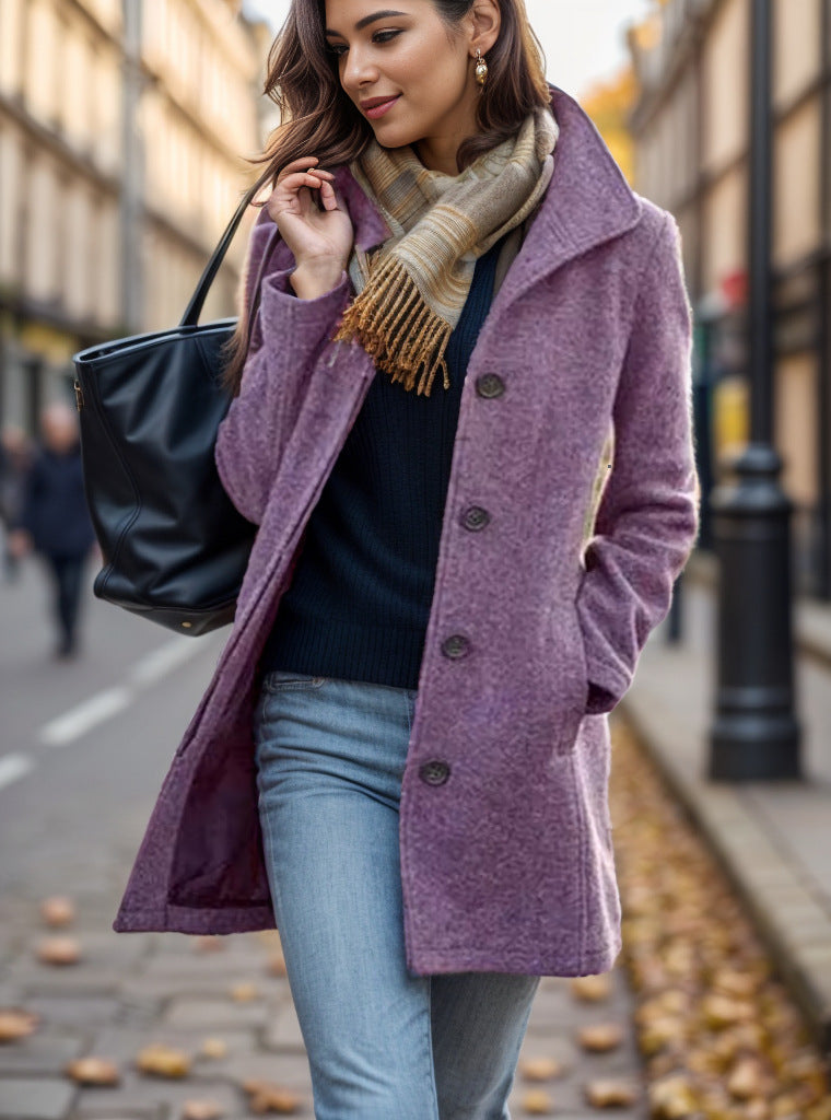 Damen trendiger Oversized-Mantel Krohn-e