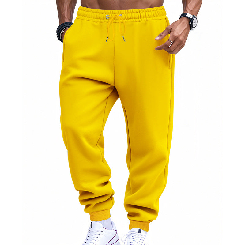 Herren modische Jogginghose mit elastischem Bund und seitlichen Taschen Krohn-e