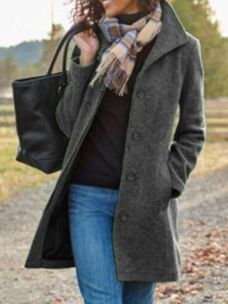 Damen modischer Wollmantel Krohn-e