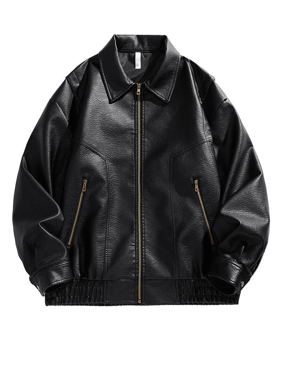 Herren kurz geschnittene jacke mit elastischem Bund und Taschen Krohn-e