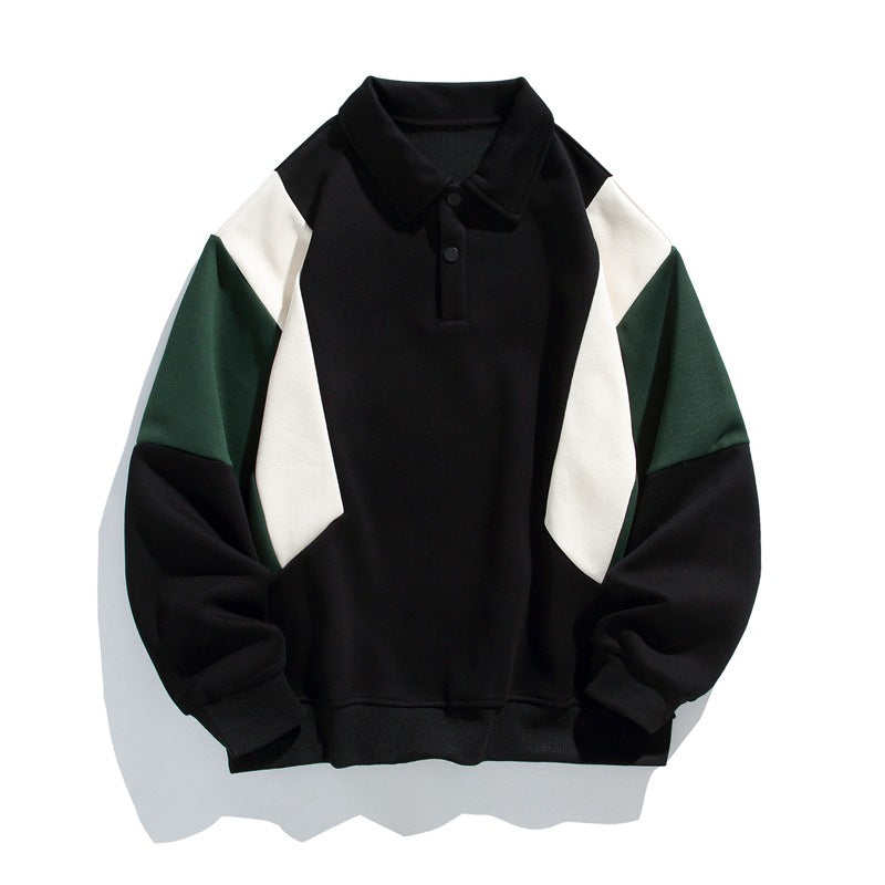 Damen modischer Polo-Pullover mit angesagten Farbkontrasten Krohn-e