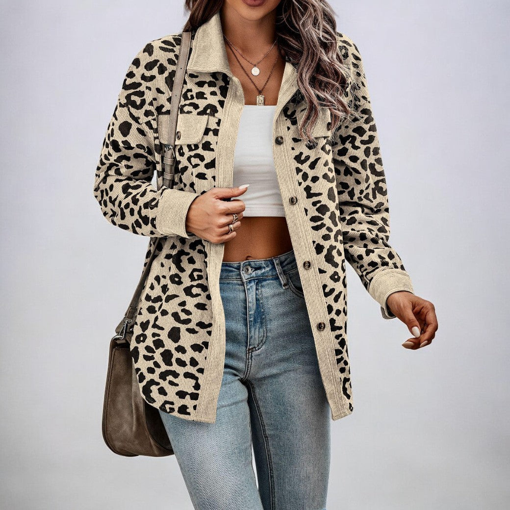 Krohn-e | Stilvolle Leopardenjacke
