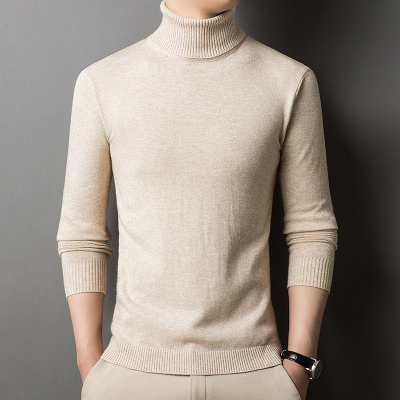 Herren figurbetonter Pullover mit Rollkragen Krohn-e
