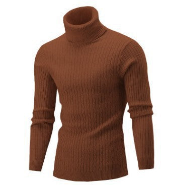 Herren modischer Rollkragenpullover aus feinem Strick Krohn-e