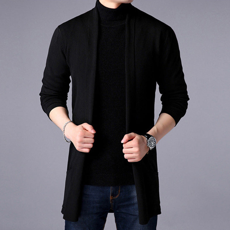 Herren Strickjacke mit offenem Schnitt und praktischem Taschen Krohn-e