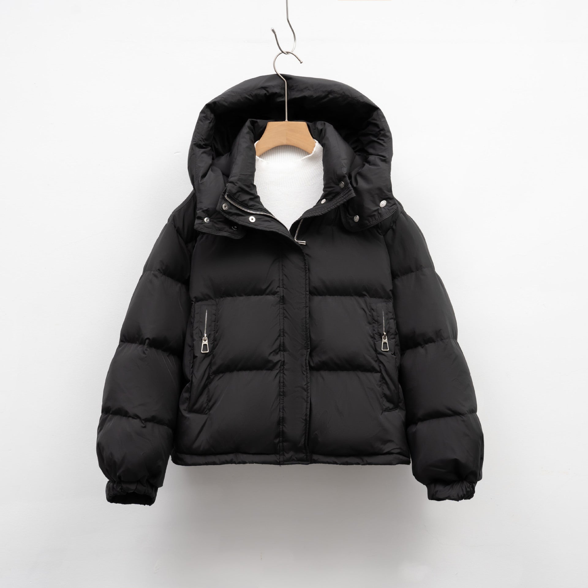 Damen Pufferjacke mit abnehmbarer Kapuze und voluminösem Schnitt Krohn-e
