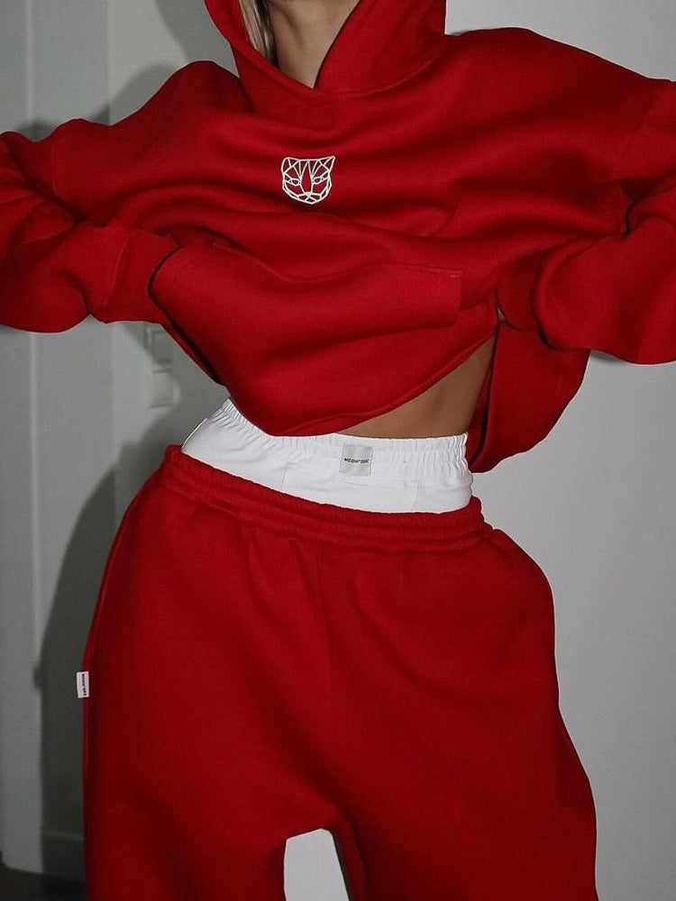 Damen Oversized Hoodie mit lässigen Hosen Krohn-e