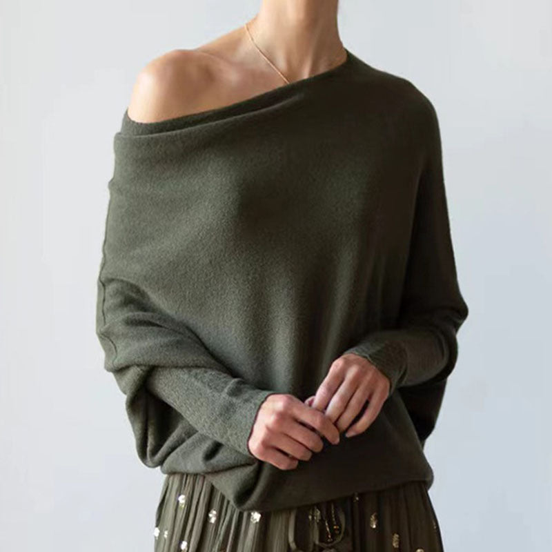 Damen lässiger Schal-Pullover Krohn-e