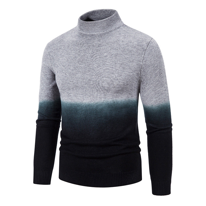 Herren rollkragen Pullover mit Farbverlauf Krohn-e