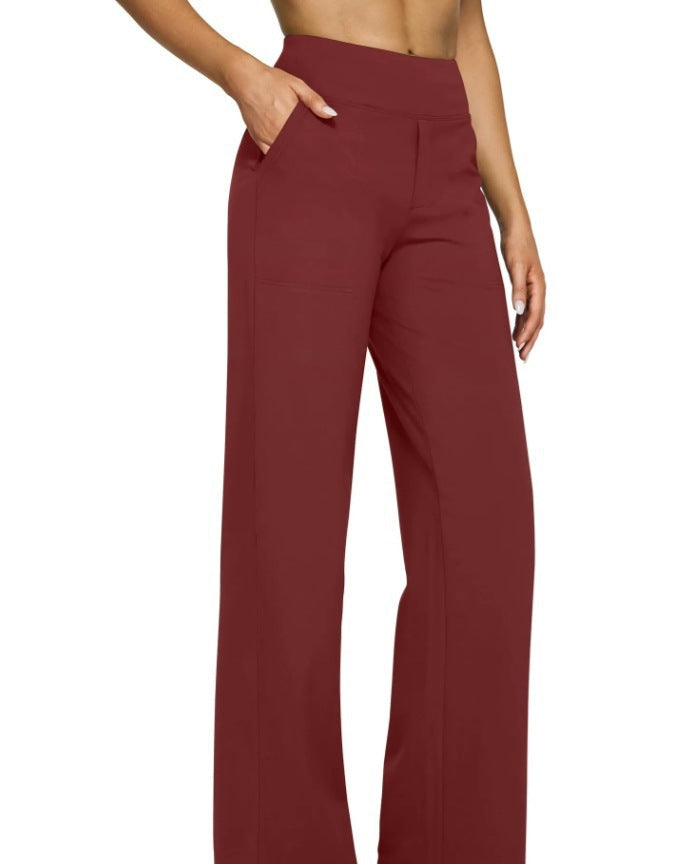 Damen Weitgeschnittene Lounge-Hose mit elastischem Bund Krohn-e
