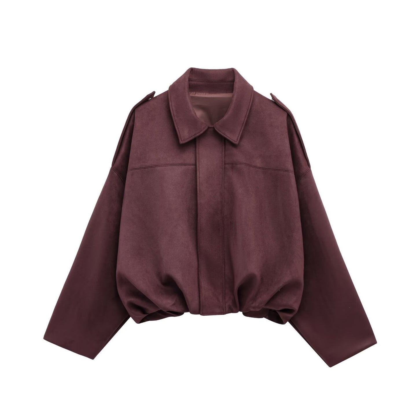 Damen Oversizedjacke aus weichem Textil mit modernem Schnitt Krohn-e