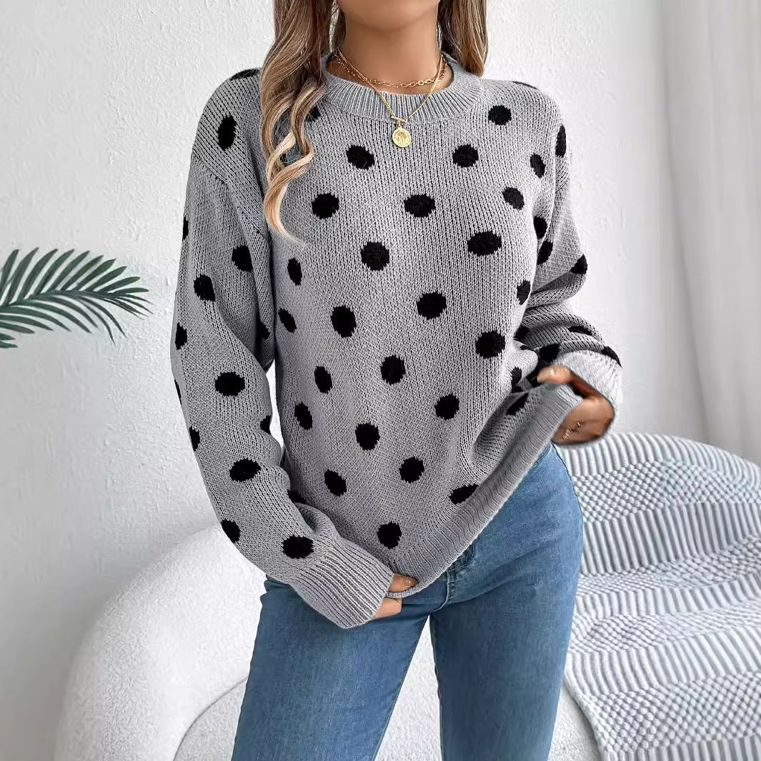 Krohn-e | Polka Dot Strickpullover