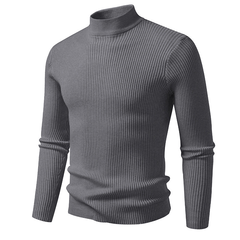 Herren Hochwertiger Rollkragenpullover aus Rippenstrick Krohn-e