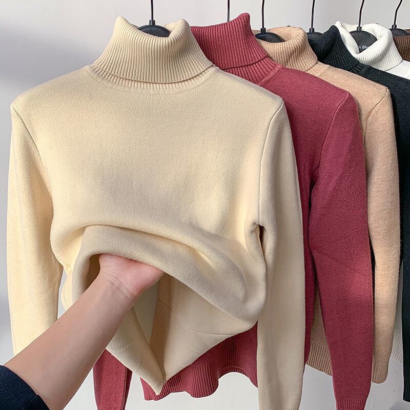 Krohn-e | Rollkragenpullover mit Teddyfutter