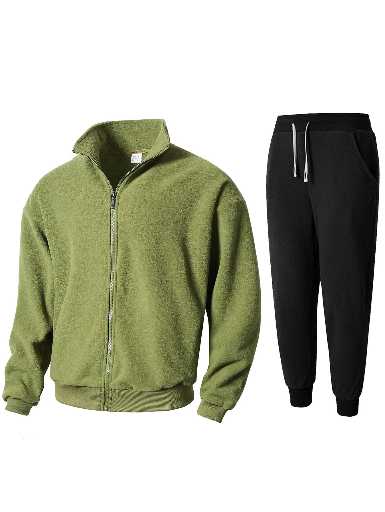 Herren Fleece Relaxanzug mit hohem Kragen Krohn-e