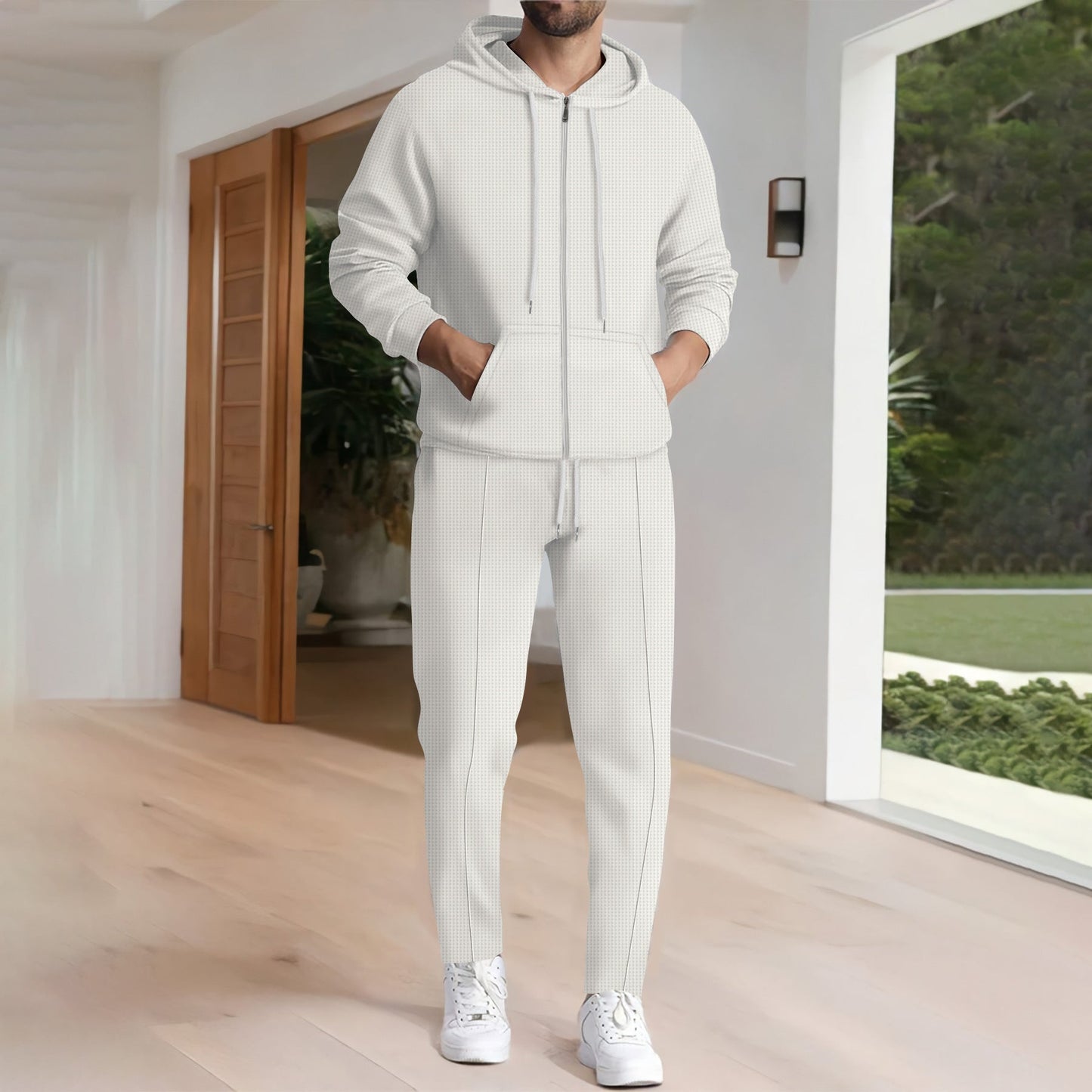 Herren Freizeit-Hoodie und Jogginghose Set mit modernem Design Krohn-e